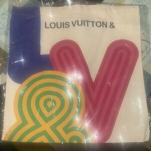 LOUIS VUITTON LV Canvas Double Sided Shopper Tote Bag Shenzhen Exhibit 2022